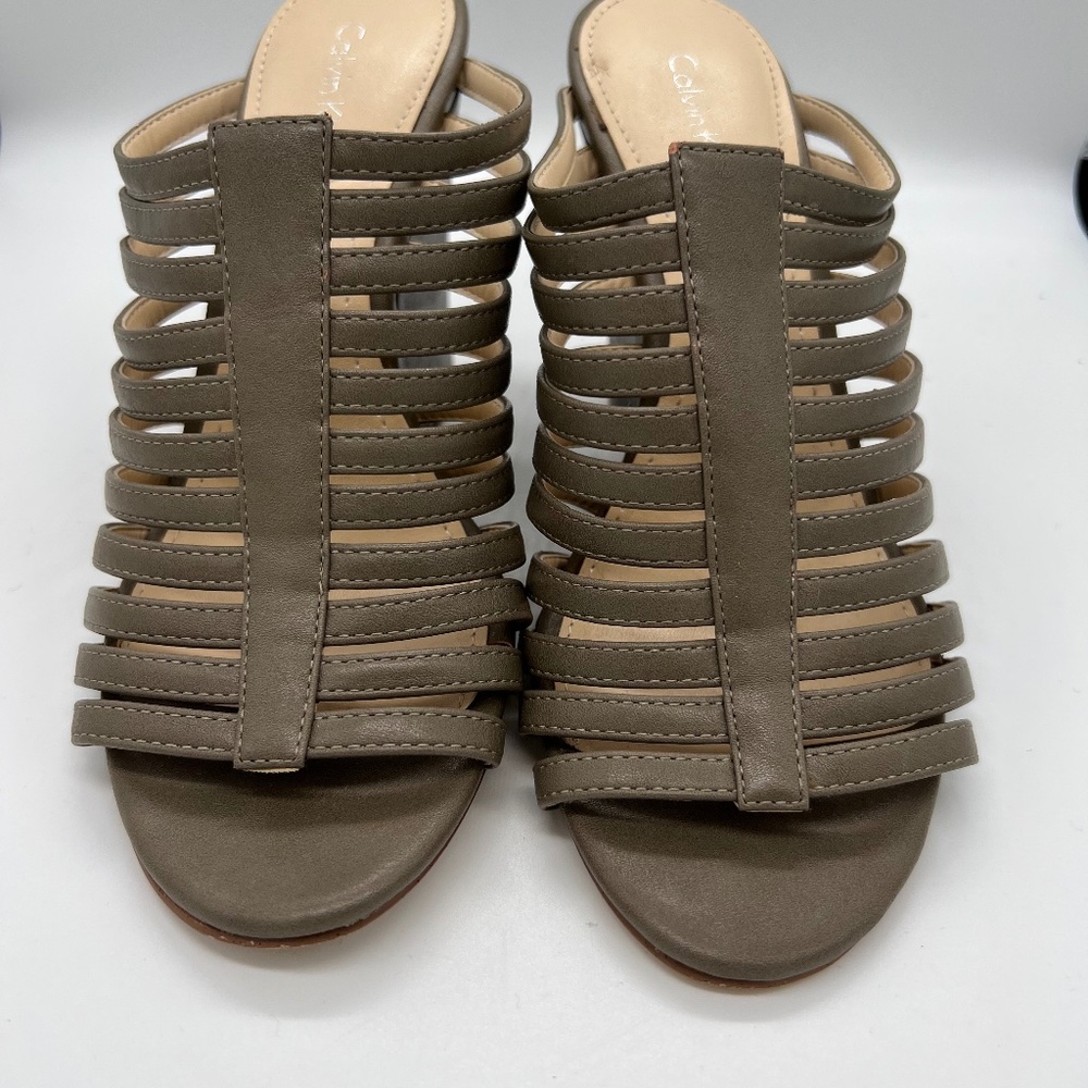 calvin klein wedge pump